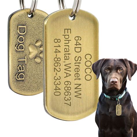 dog tag rfid|pet name tags personalized.